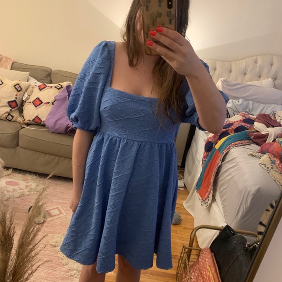 Violet Mini Dress In Blue 